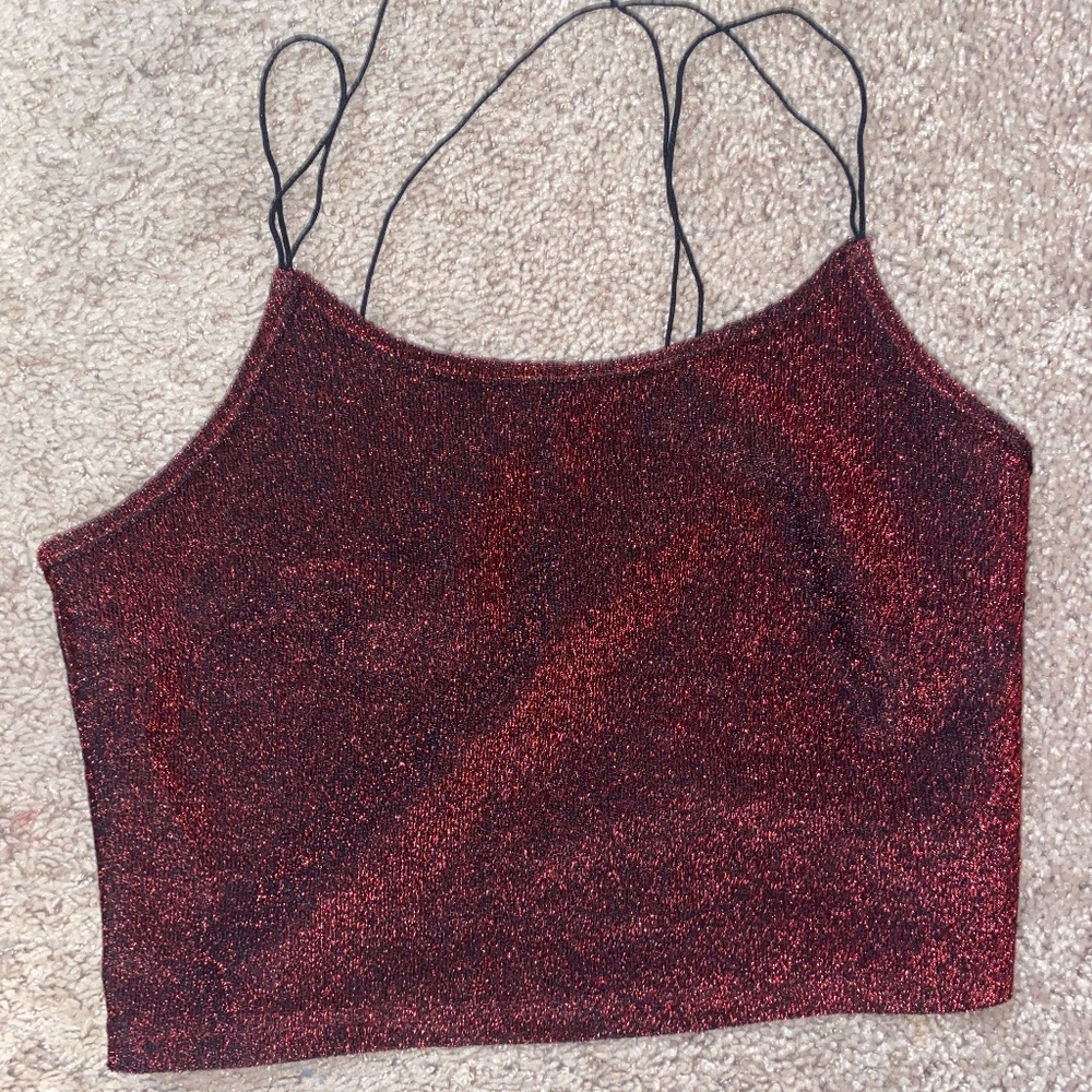 Sparkly Red top